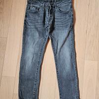 Jeans cropped Gas neri uomo (tg. 44)