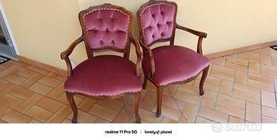 Poltroncine in stile 