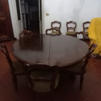 Tavolo tondo allungabile 1800