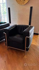 Divano Lc2 un posto Le Corbusier per Cassina