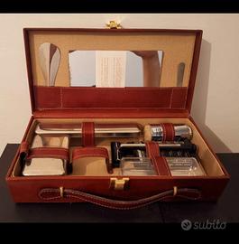 Set da barba anni 50 in pelle