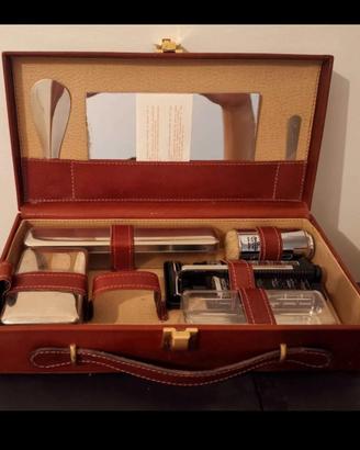 Set da barba anni 50 in pelle