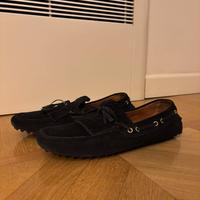 “Car Shoe”  da uomo scamosciata blu