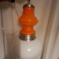 lampada a sospensione vintage anni 70