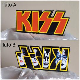 Creazione in legno omaggio ai Kiss