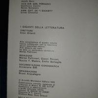 i giganti della letteratura Mondadori 