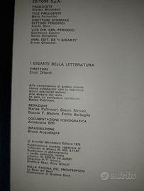 i giganti della letteratura Mondadori 