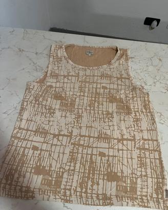 Canotta beige calvin klein