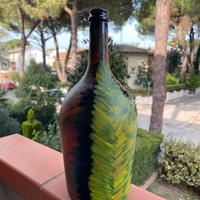 Bottiglia decorativa dipinta a mano