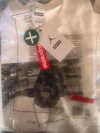 Supreme Jorda t-shirt Biggie S S Top White nuova L