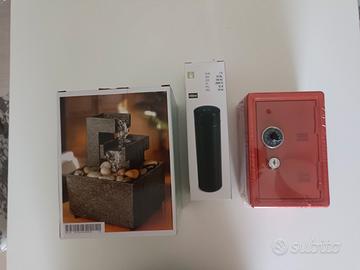 Fontanella da camera Salvadanaio e Thermos 3 Pz