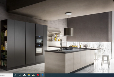 Cucina "Isola" con elettrodomestici come foto