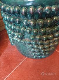 grande portavaso ceramica siciliana