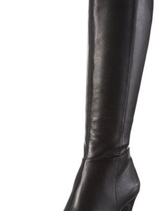 Stivali donna NUOVI pelle nera n 37