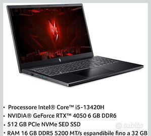 PC GAMING ACER V NITRO 32 GB  LAPTOP NOTEBOOK