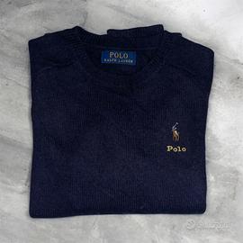 Polo Ralph Lauren Maglione Blu Navy Girocollo