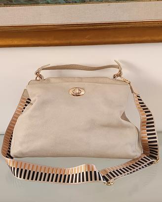 Borsa Cinti tote pelle panna