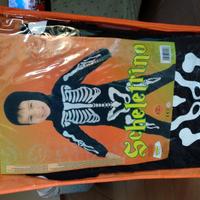 Vestito da carnevale da scheletrino