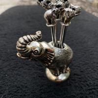 Set elefante di forchettine per cocktail