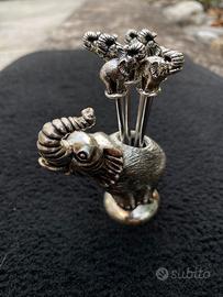 Set elefante di forchettine per cocktail