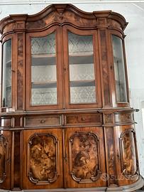 Credenza in radica di olmo
