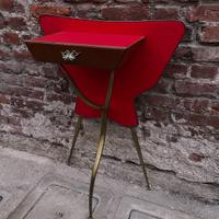 Console anni 50 60 ottone mobile ingresso epoca