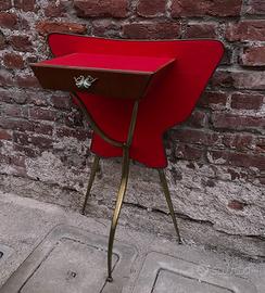 Console anni 50 60 ottone mobile ingresso epoca