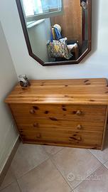 Cassettiera piccola legno