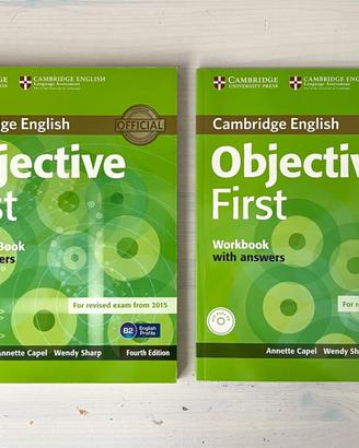 2 vol Cambridge English Objective First come nuovi