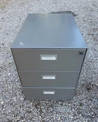 Cassettiera da ufficio con serratura in metallo