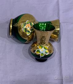 Vasetti in vetro dipinti
