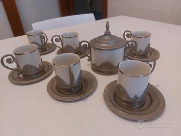 Servizio da caffè (6 tazzine e zuccheriera)