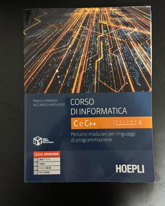 libro corso di informatica c e #