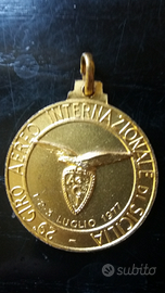 Medaglia aero club Palermo 29° giro aereo 1977