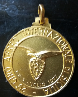 Medaglia aero club Palermo 29° giro aereo 1977