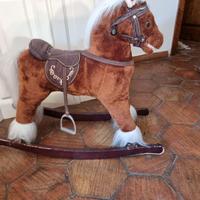 Cavalluccio a dondolo anni 40,da collezione.
