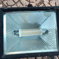 4 faretti luci led esterno giardino