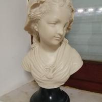 Mezzobusto in resina e polvere di marmo 