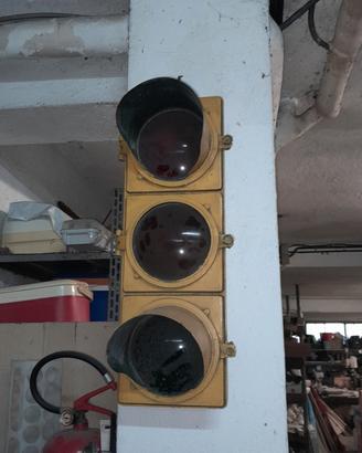 semaforo vintage anni 80 funzionante