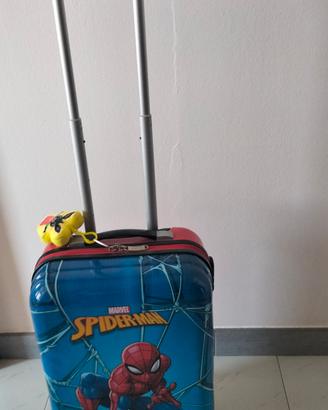 valigia spiderman bambini