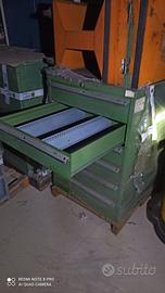 CASSETTIERA VERDE DA OFFICINA