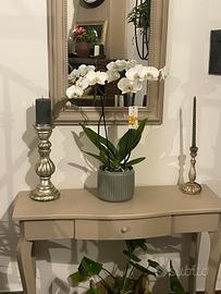 consolle con specchio beige maison du monde