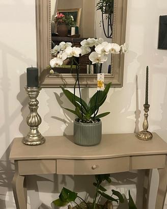 consolle con specchio beige maison du monde