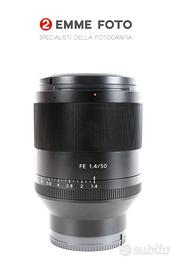 SONY 50 mm F1,4 Zeiss Planar FE - USATO GARANTITO 