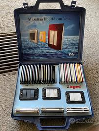 Valigetta espositore placche per interruttori