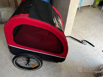 Trasportino cane per bici