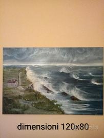 Quadro mare in tempesta