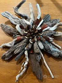 Composizione driftwood da parete