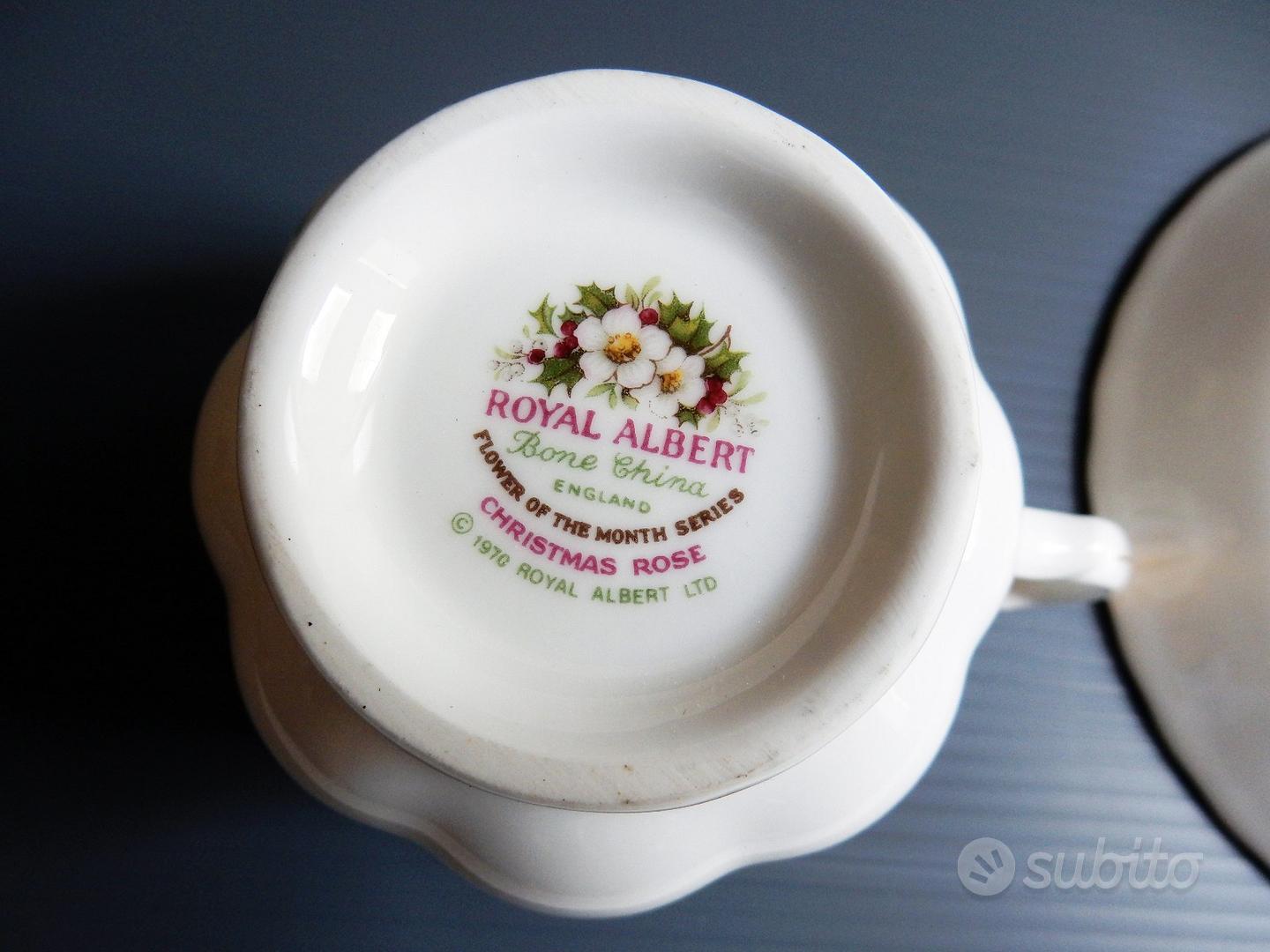 Royal Albert - Tazza da tè fiore del mese dicembre - Collezionismo In  vendita a Milano