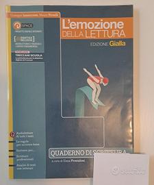 EMOZIONE DELLA LETTURA ED. GIALLA QUADERNO SCRITTU